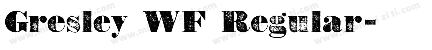 Gresley WF Regular字体转换